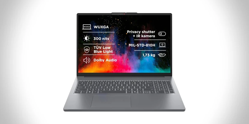 Nejlepší velký notebook (16") Lenovo IdeaPad Slim 3 16ARP10 (83K800CDCK)